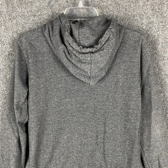 21 Men Hoodie Men's XS Full Zip Gray Cotton Blend Drawstring Extra Small - Picture 10 of 11